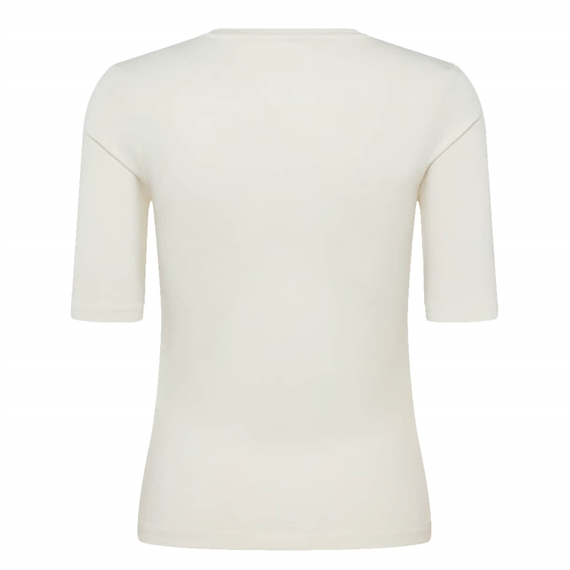 Rotate Short Sleeve Logo T-Shirt, Egret